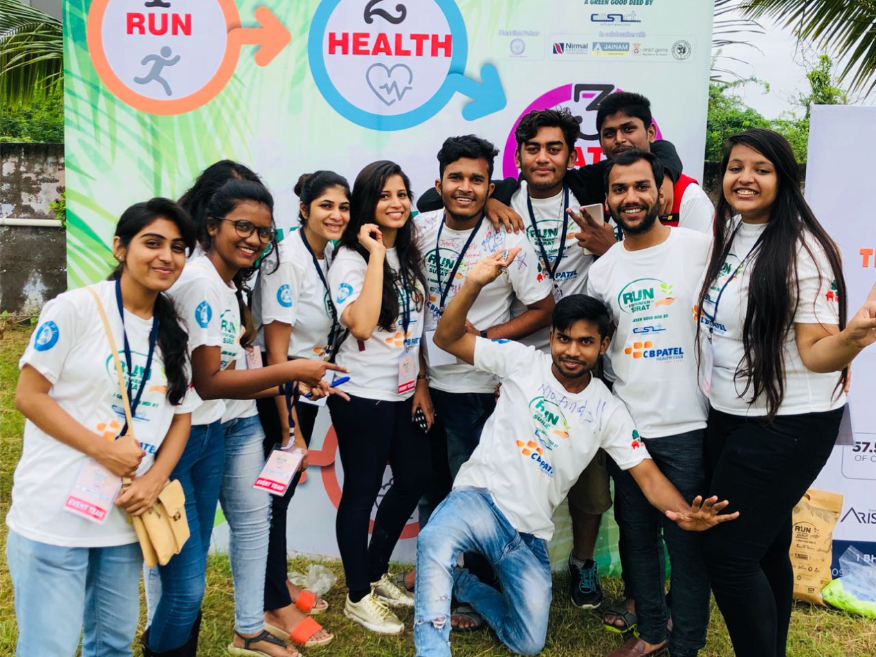 Green Run marathon event managed by students